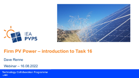 PVPS Task 16 Introduction_Dave Renné